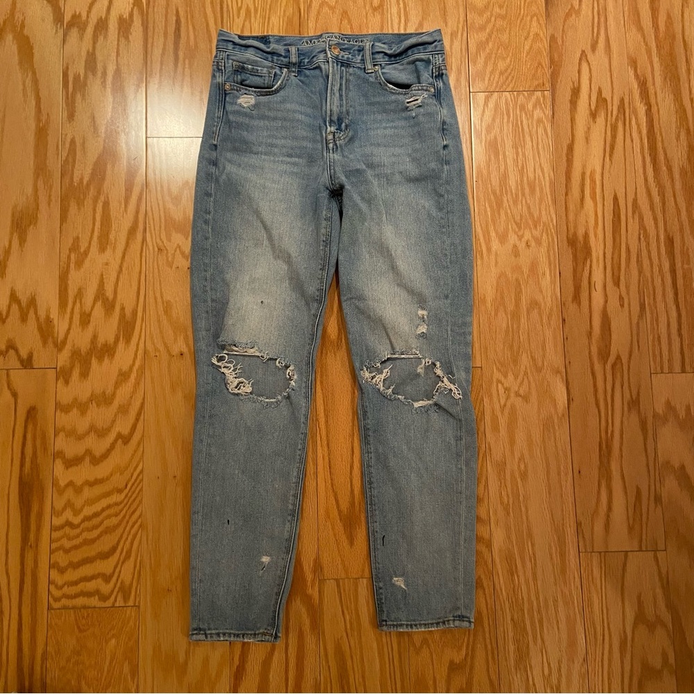 American Eagle Outfitters Blue Straight Leg Jeans